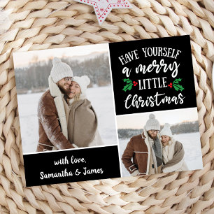 Cartes Pour Fêtes Annuelles 2 Collage Photo Ont Un Joyeux Petit Noël