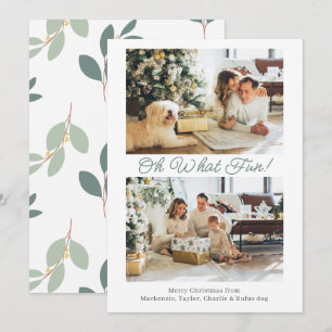 Cartes Pour Fêtes Annuelles 2 Photo Oh What Fun Christmas