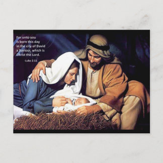 Cartes Pour Fêtes Annuelles 2h11 de nativité/Luc