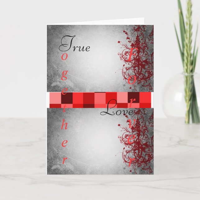 Cartes Pour Fêtes Annuelles 2rue Love (Devant)