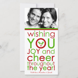 Cartes Pour Fêtes Annuelles 311-Cheer Toute L'Année ! (avec saint)