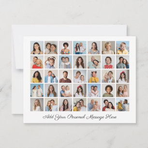 Cartes Pour Fêtes Annuelles 35 Photo Collage Ajoutez Votre Propre Salutation