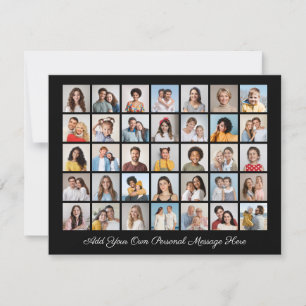 Cartes Pour Fêtes Annuelles 35 Photo Collage Ajoutez Votre Propre Salutation