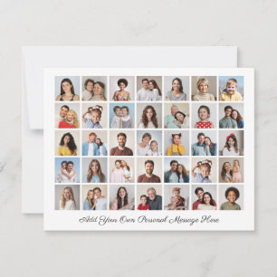 Cartes Pour Fêtes Annuelles 35 Photo Collage Ajoutez Votre Propre Salutation