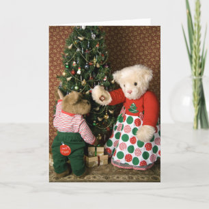 Cartes Pour Fêtes Annuelles 3834 Noël Nounours