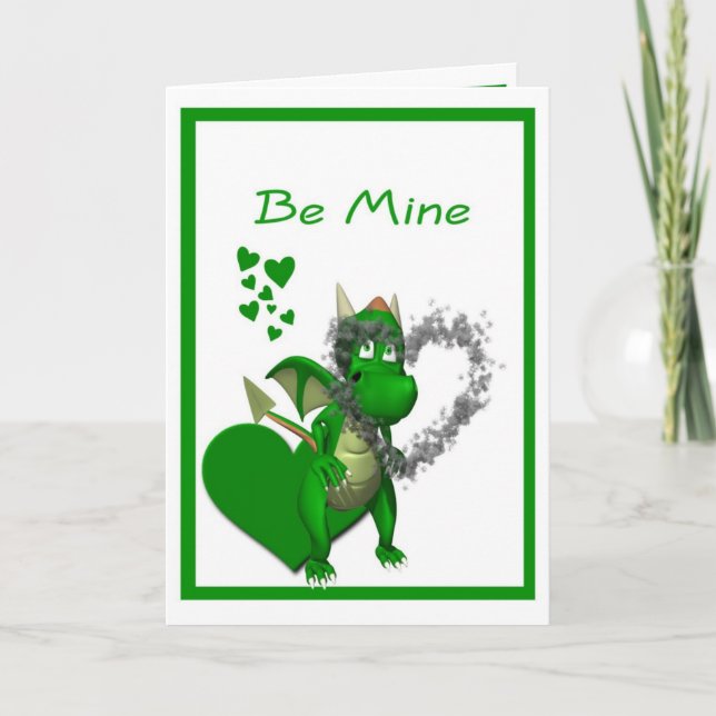 Cartes Pour Fêtes Annuelles 3. Les dragons ont aussi besoin de Valentines ! (Devant)