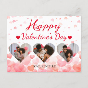Cartes Pour Fêtes Annuelles 3 photo Collage cardiaque valentines jour couple