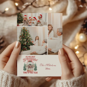 Cartes Pour Fêtes Annuelles 3 Photo Rose Casse-Noisette Noël Merveilleux Globe