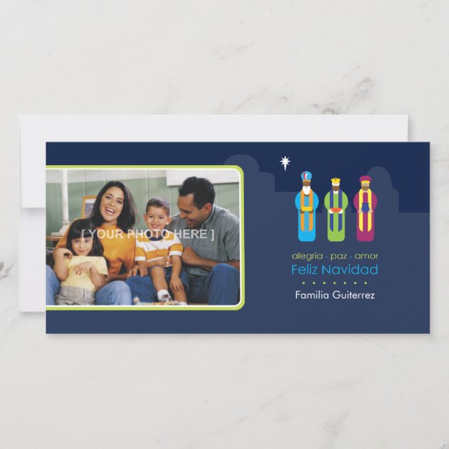 Cartes Pour Fêtes Annuelles 3 Reyes (espagnole) (Devant)
