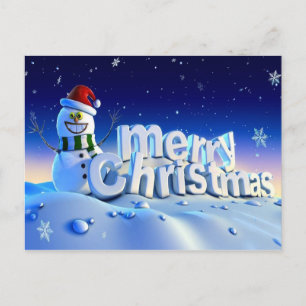 Cartes Pour Fêtes Annuelles 3d merchristmas and happy new year