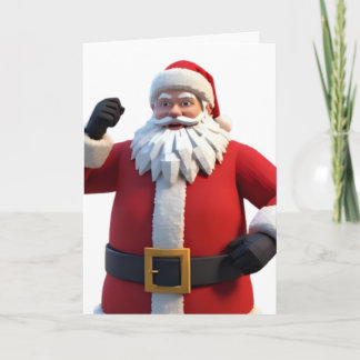 Cartes Pour Fêtes Annuelles 3D Santa Claus Christmas Greeting Card – Festive H