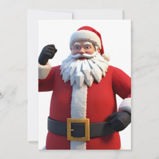 Cartes Pour Fêtes Annuelles 3D Santa Claus Christmas Greeting Card – Festive H