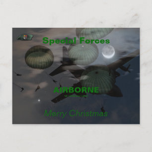 Cartes Pour Fêtes Annuelles 3e groupe des forces spéciales son vert berets Car