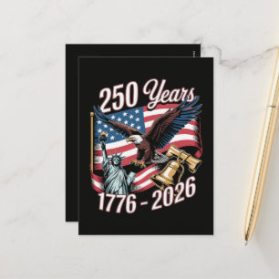 Cartes Pour Fêtes Annuelles 4 juillet Amérique États-Unis Aigle patriotique