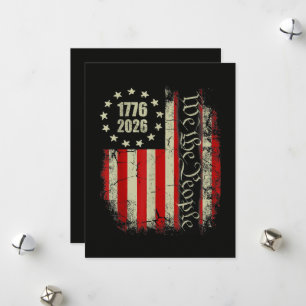 Cartes Pour Fêtes Annuelles 4 juillet Drapeau américain patriotique