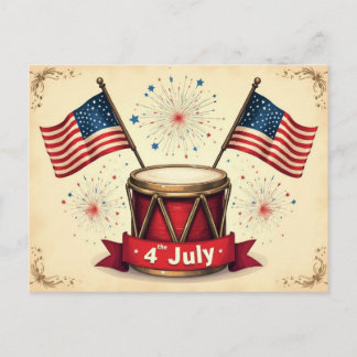 Cartes Pour Fêtes Annuelles 4 juillet, Jour de l'Indépendance,