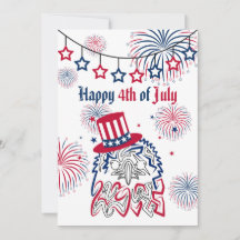 4 juillet Jour de l'Indépendance Aigle Américain
