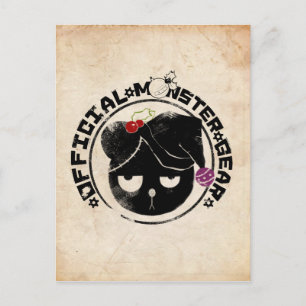 Cartes Pour Fêtes Annuelles 4 petits monstres - logo de vacances de Michael