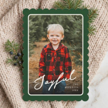 4 Photo Cadre Classique à Coquilles Joyeux Noël