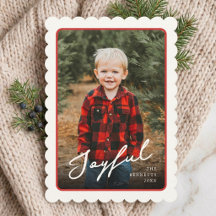 4 Photo Cadre Classique à Coquilles Joyeux Noël