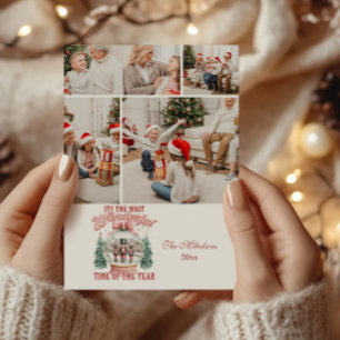 Cartes Pour Fêtes Annuelles 4 Photo Pink Nutcracker Christmas Wonderland Gloss