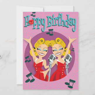 Cartes Pour Fêtes Annuelles 50cravate rock&roll Enkele verjaardagskaart