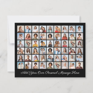 Cartes Pour Fêtes Annuelles 54 Photo Collage Ajoutez Votre Propre Salutation