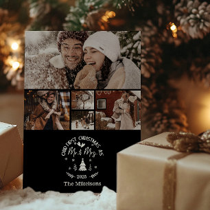 Cartes Pour Fêtes Annuelles 5 Photo Premier Noël comme M. et Mme
