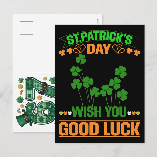 Cartes Pour Fêtes Annuelles 67 Mème viral St Patrick (Devant / Derrière)