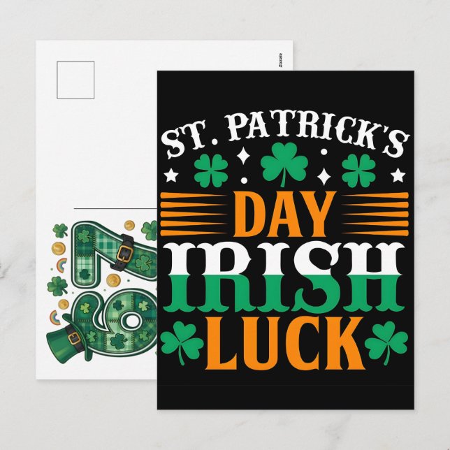 Cartes Pour Fêtes Annuelles 67 Mème viral St Patrick (Devant / Derrière)