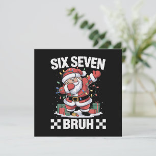 Cartes Pour Fêtes Annuelles 67 Six Seven Burh Drôle de Noël 6 7 Meme 
