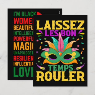 Cartes Pour Fêtes Annuelles 67 Six Seven Mardi-Gras Histoire des Noirs 2026