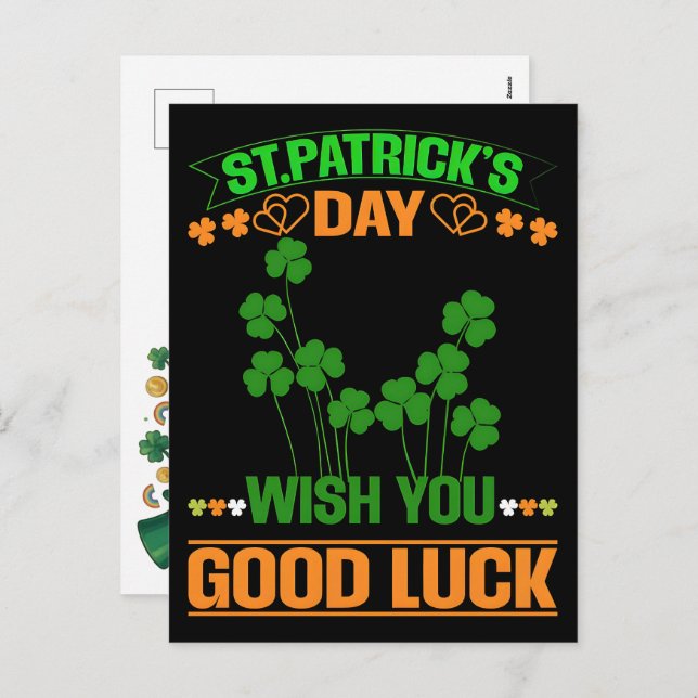 Cartes Pour Fêtes Annuelles 67 Viral Meme St Patricks (Devant / Derrière)