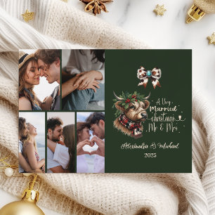 Cartes Pour Fêtes Annuelles 6 Photo Highland Cow Joyeux Noël Mme et M.