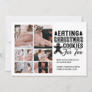 Cartes Pour Fêtes Annuelles 7 Cookies de Noël photo pour 2 Grossesse