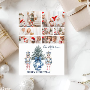Cartes Pour Fêtes Annuelles 7 Photo Bleu Chinoiserie Casse-Noisette Noël