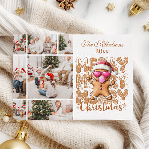 Cartes Pour Fêtes Annuelles 7 Photo Cute Gingerbread Noël