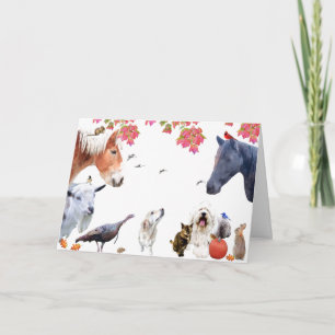 Cartes Pour Fêtes Annuelles #7 Profitez de l'abondance de la terre : Joyeux Th