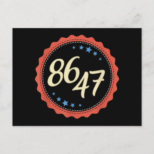 Cartes Pour Fêtes Annuelles 86 47 Anti Trump drôle