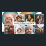 Cartes Pour Fêtes Annuelles 8 Photo - Collage du Merci de la Réunion Familiale<br><div class="desc">Un mémo amusant de réunion de famille avec un endroit pour ajouter 8 photos et inclure du texte sur le rassemblement.</div>