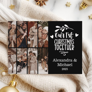 Cartes Pour Fêtes Annuelles 8 Photo Minimaliste Premier Noël Ensemble