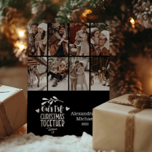Cartes Pour Fêtes Annuelles 8 Photo Minimaliste Premier Noël Ensemble