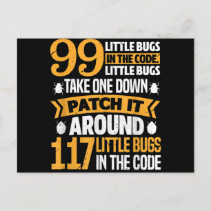 Cartes Pour Fêtes Annuelles 99 Petits Bugs Dans Code Path It 117 Bugs Programe