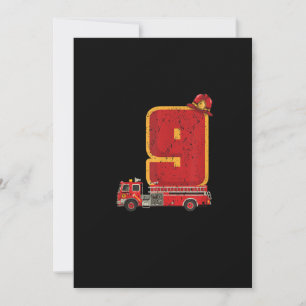Cartes Pour Fêtes Annuelles 9 Anniversaire Cadeaux Garçon Pompier