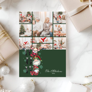 Cartes Pour Fêtes Annuelles 9 Photo Rétro Père Noël & Amis Noël
