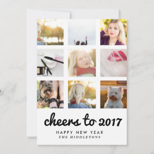 Cartes Pour Fêtes Annuelles À 2017   Instagram Neuf Photos   nouvel an