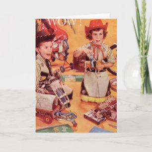 Cartes Pour Fêtes Annuelles A Cowboy Christmas