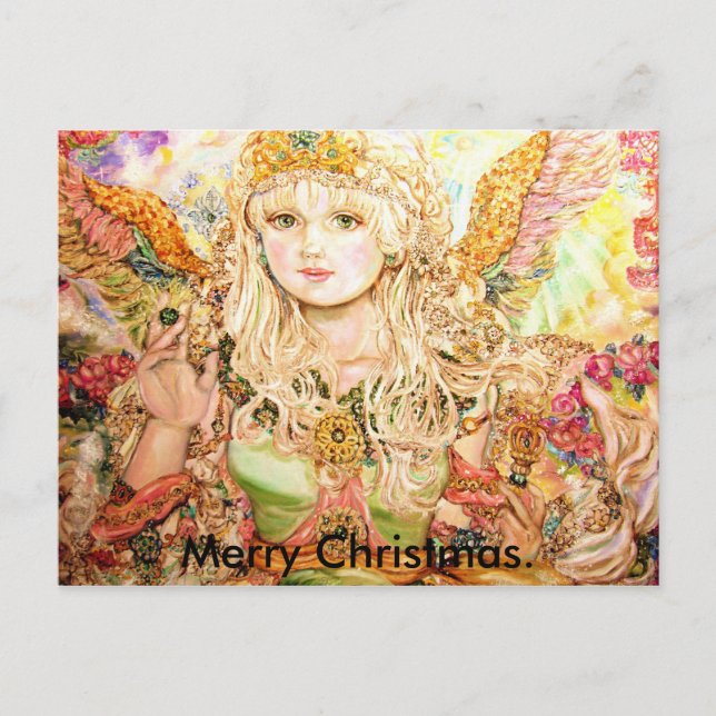 Cartes Pour Fêtes Annuelles À Emerald Angel. (Devant)