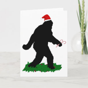 Cartes Pour Fêtes Annuelles A fêté Noël, Gone Squatchin'