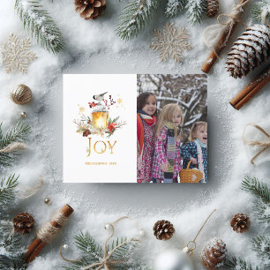 Cartes Pour Fêtes Annuelles À feuillage persistant - Wintertide Woodland Photo